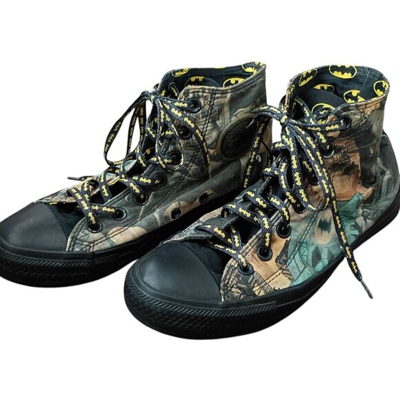 Converse Chuck Taylor Men’s DC Batman Comics Canvas Sneakers Size 6 US - Picture 2 of 11